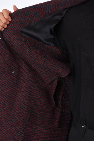 ZZEGNA Cappotto Doppiopetto in Tweed