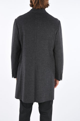 ZZEGNA Cappotto 2 Bottoni in Tweed