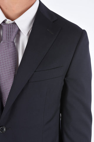 Virgin Wool No Hem Pants Suit