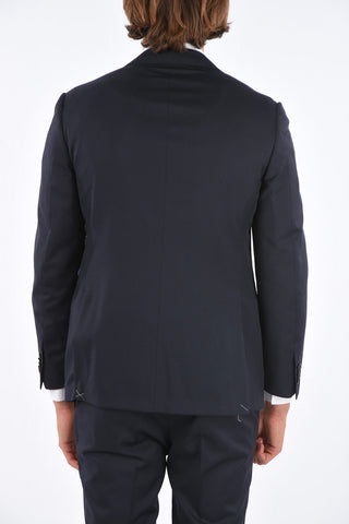 Virgin Wool No Hem Pants Suit