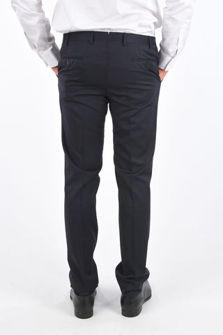 Virgin Wool No Hem Pants Suit