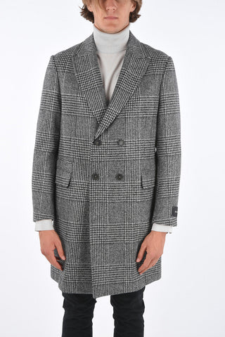 ZEGNA Z Glen Plaid Double Breasted Coat