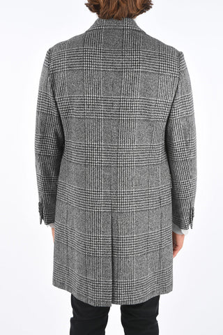ZEGNA Z Glen Plaid Double Breasted Coat
