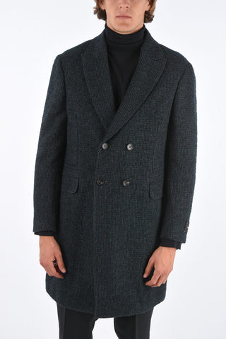 ZEGNA Z Tweed Double Breasted Coat