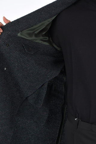 ZEGNA Z Tweed Double Breasted Coat