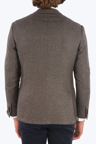 Blazer GATE in Lana Vergine Melange con Tasche a Toppa