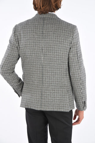 ZEGNA Z Gingham 2 Button Blazer