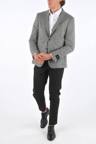 ZEGNA Z Gingham 2 Button Blazer