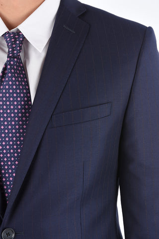 CC COLLECTION Flap Pocket RESET Pinstriped Suit