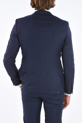 CC COLLECTION Flap Pocket RESET Pinstriped Suit
