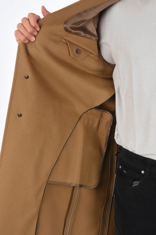 ZEGNA Z Wool and Cashmere 3 Button Coat