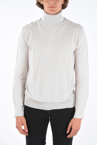 EZ LUXURY Maglia in Seta a Collo Alto