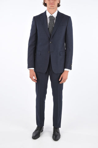 ZEGNA Z Ginham 2 Button Suit