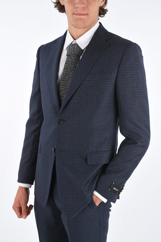 ZEGNA Z Ginham 2 Button Suit