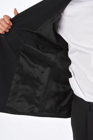 ZEGNA Z Doble-Breasted Blazer with Peak Lapel