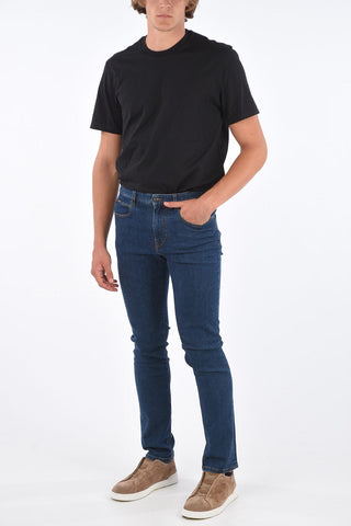 ZZEGNA 5 Pocket Slim Fit Jeans 18 Cm