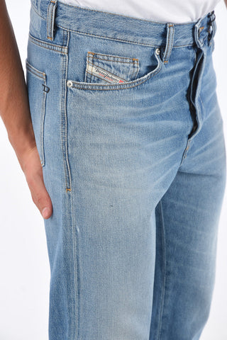 Light Wash D-MACS-SP3 Straight Fit Jeans 20cm
