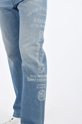 Light Wash D-MACS-SP3 Straight Fit Jeans 20cm