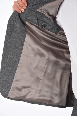 ZZEGNA Lined Notch Lapel Blazer