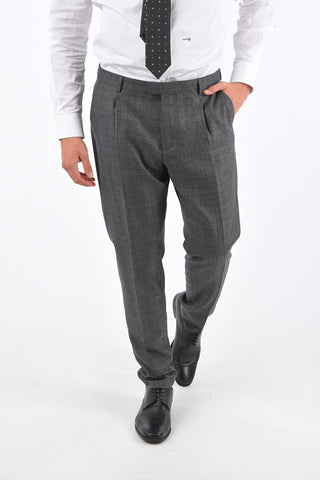 ZZEGNA Lined Notch Lapel Blazer