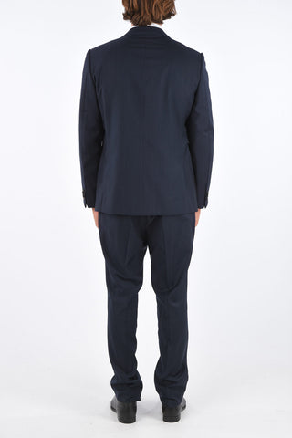 ZEGNA Z Abito Gessato con Revers Classico
