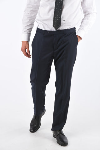 ZEGNA Z Abito Gessato con Revers Classico