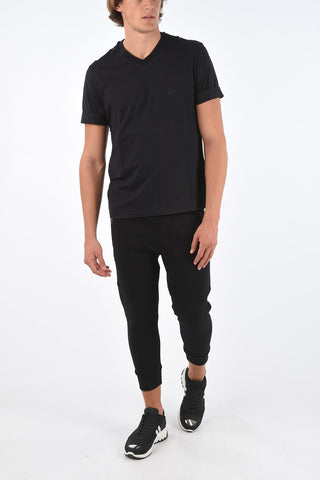 Logo Embroidered Slim Fit T-Shirt