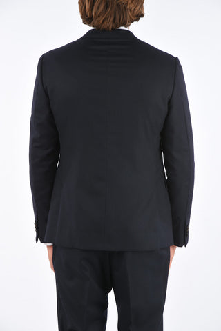 ZZEGNA Flap Pocket Notch Lapel Suit