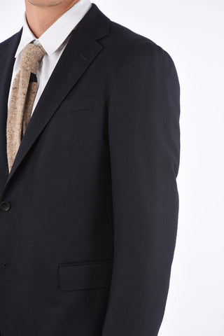 ZZEGNA Flap Pocket Notch Lapel Suit