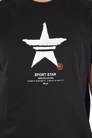 SPORT STAR Printed Slim Fit Crew-Neck T-Shirt
