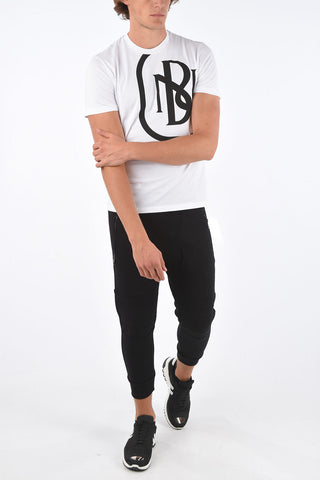 Maxi Logo Printed Slim Fit T-Shirt