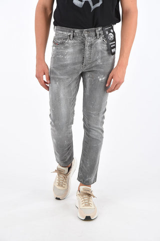 Distressed D-EETAR-SP Tapered Fit Jeans 17cm