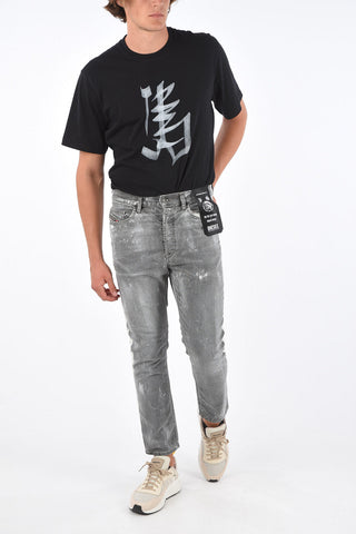 Distressed D-EETAR-SP Tapered Fit Jeans 17cm