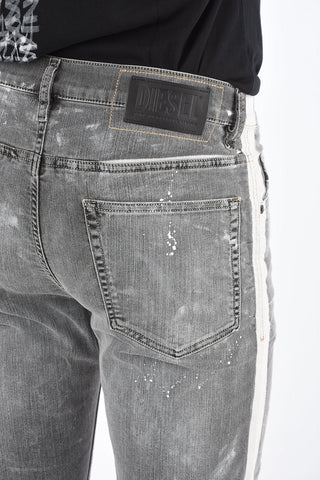 Distressed D-EETAR-SP Tapered Fit Jeans 17cm