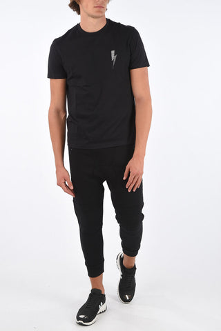 Jewel Logo Slim Fit Crew-Neck T-Shirt