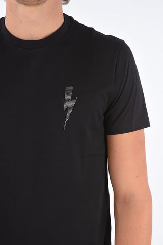 Jewel Logo Slim Fit Crew-Neck T-Shirt