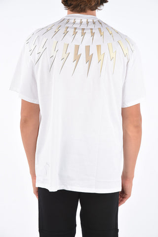 Easy Fit FAIRISLE THUNDERBOLT Crew Neck T-Shirt