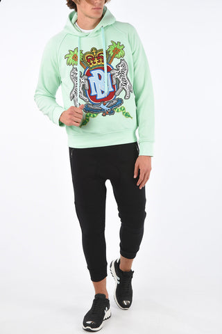 Embroidered Easy Fit Hoodie