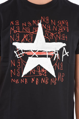 SPORT STAR Cotton Maxi Printed Slim Fit T-Shirt