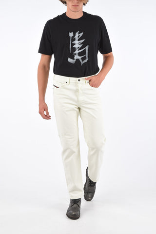 Straight Fit Jeans D-MACS with Fluo Details 21cm
