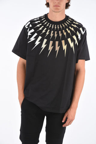 Easy Fit FAIRISLE THUNDERBOLT Crew-Neck T-Shirt