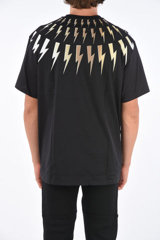 Easy Fit FAIRISLE THUNDERBOLT Crew-Neck T-Shirt