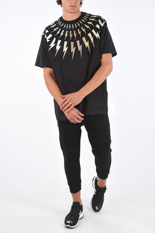 Easy Fit FAIRISLE THUNDERBOLT Crew-Neck T-Shirt