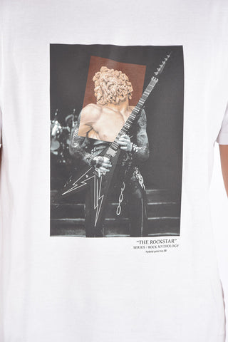 ROCK MYTHOLOGY T-Shirt Slim Fit THE ROCKSTAR GOD in Cotone 
