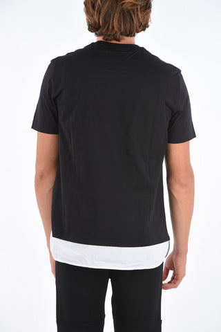 Contrast Hem Loose Fit T-Shirt