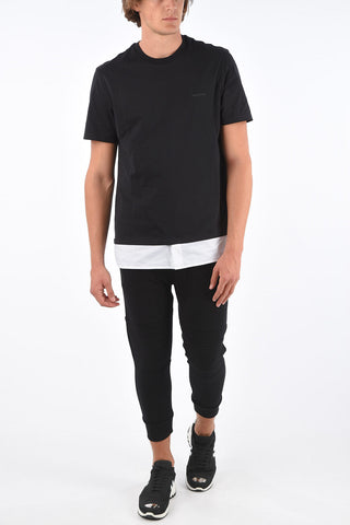 Contrast Hem Loose Fit T-Shirt