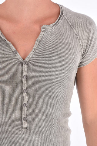 Ribbed Henley
