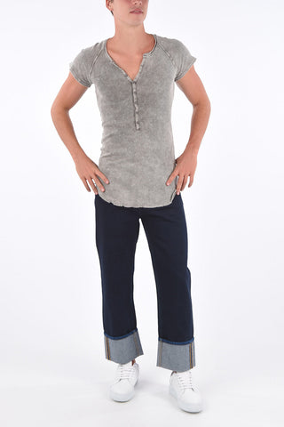 Ribbed Henley
