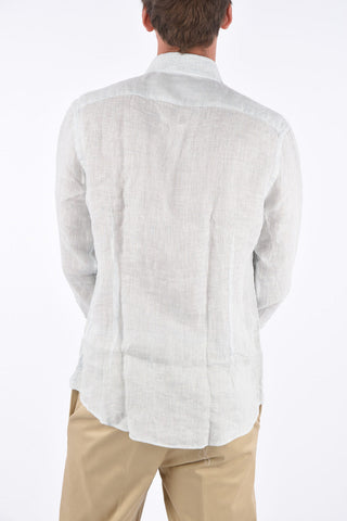 ID Camicia in Lino con Taschino a Filo