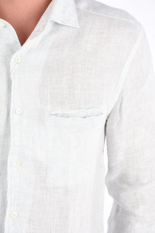 ID Camicia in Lino con Taschino a Filo
